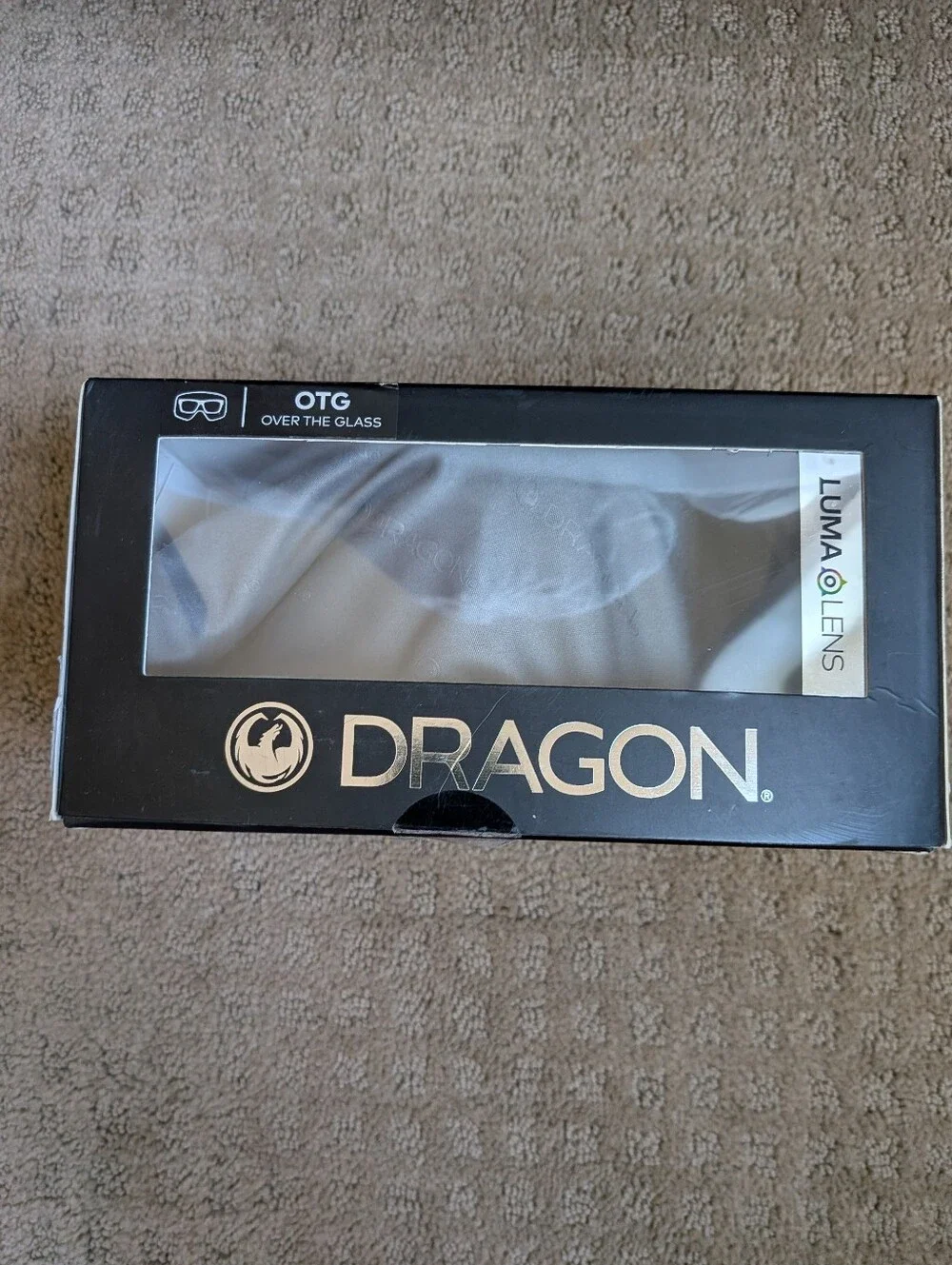 Dragon Alliance DX3 OTG Snow Goggles — Black / LumaLens Red Ion - Used Once